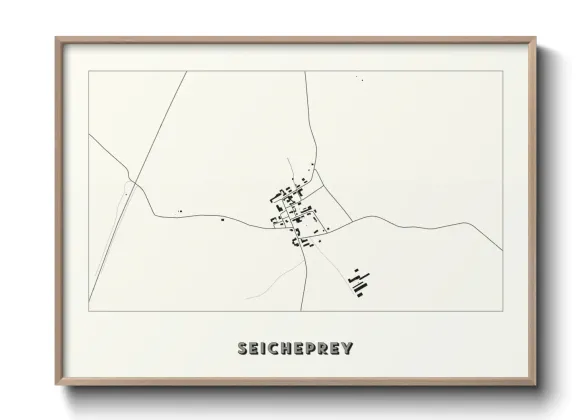 Une affiche de carte sur Seicheprey