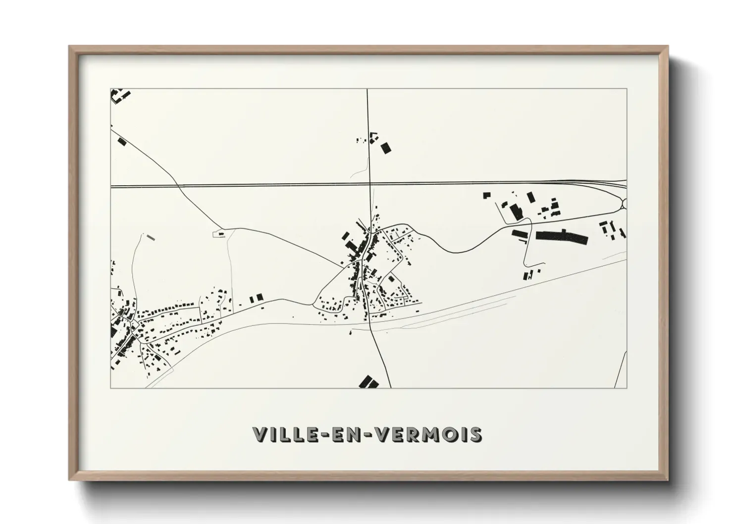 Un poster carteVille-en-Vermois