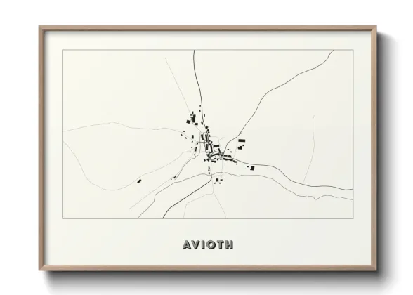Une affiche de carte sur Avioth