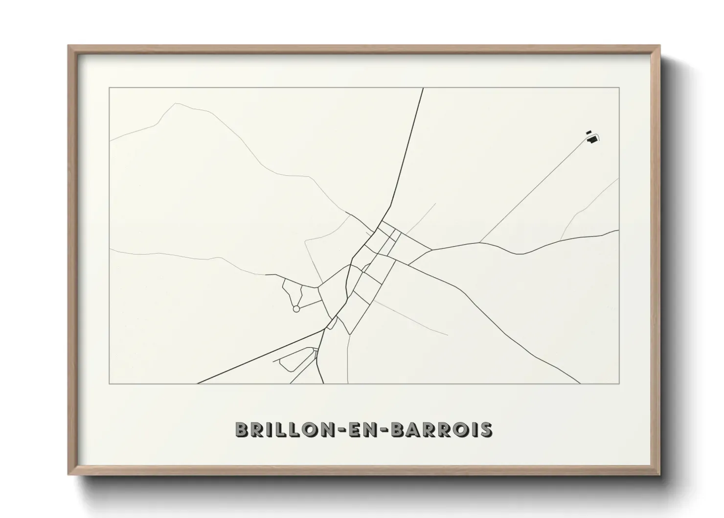 Un poster carteBrillon-en-Barrois
