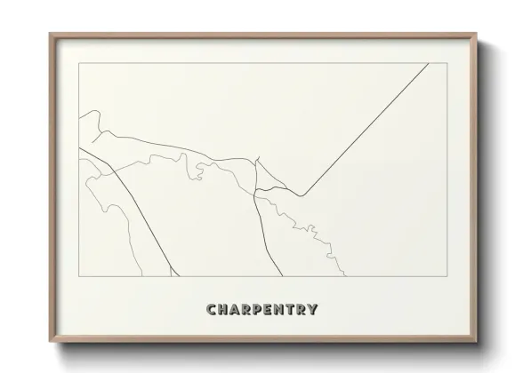 Une affiche de carte sur Charpentry