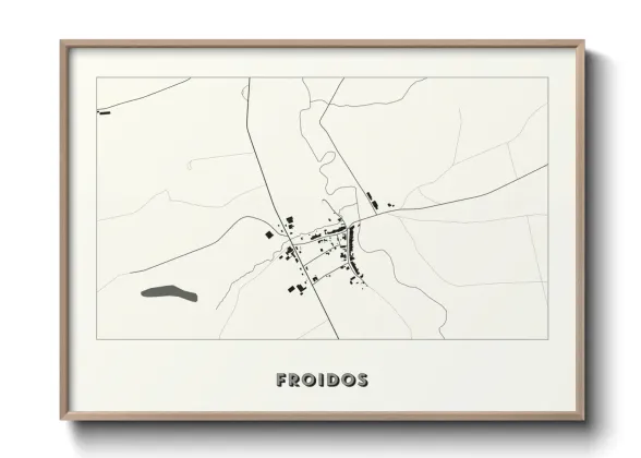Une affiche de carte sur Froidos