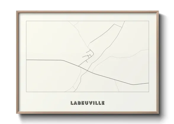 Une affiche de carte sur Labeuville