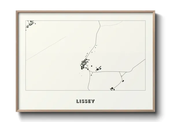 Une affiche de carte sur Lissey