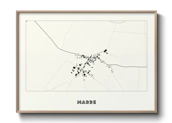 Une affiche de carte sur Marre