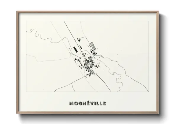 Une affiche de carte sur Mognéville