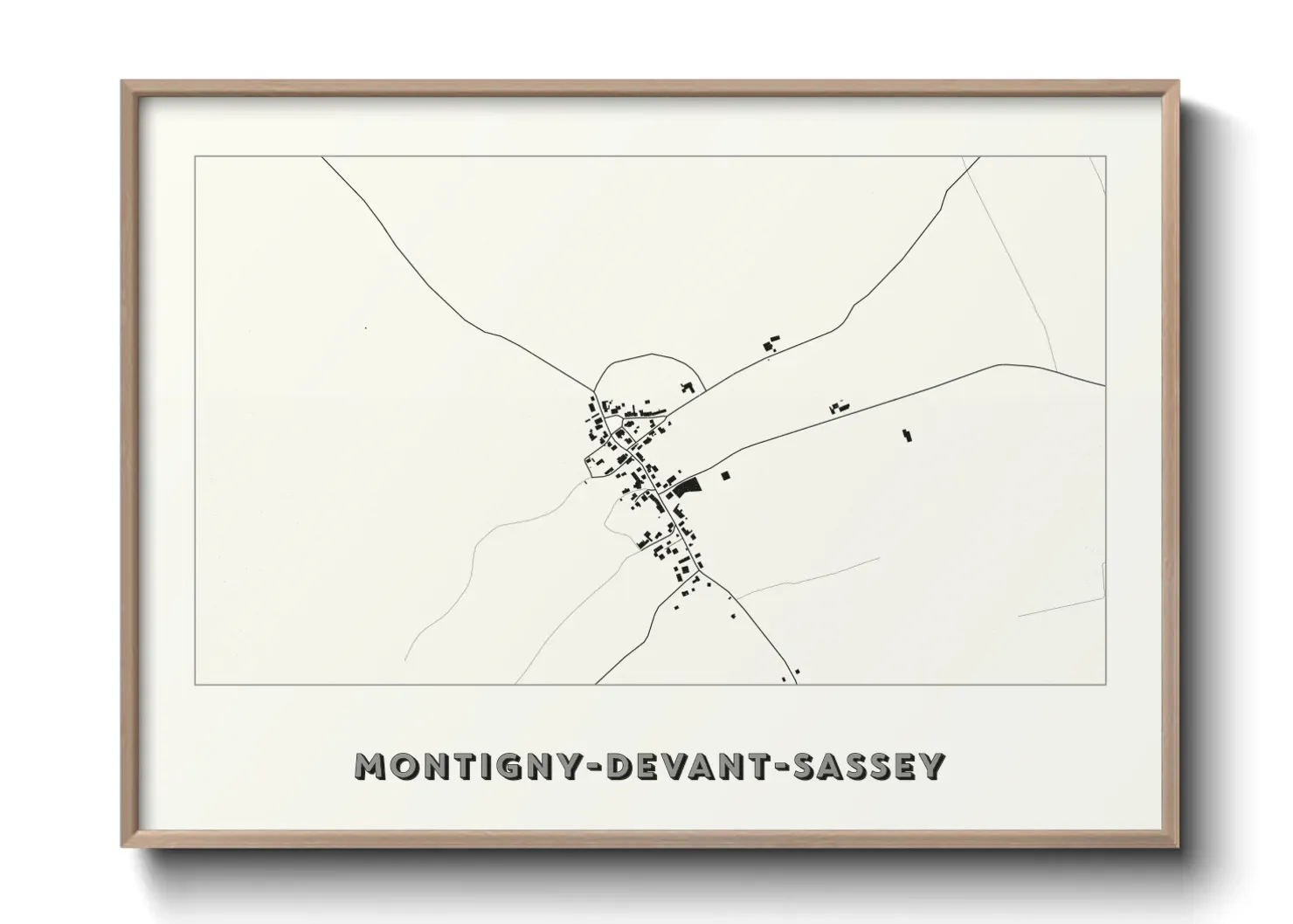 Un poster carteMontigny-devant-Sassey
