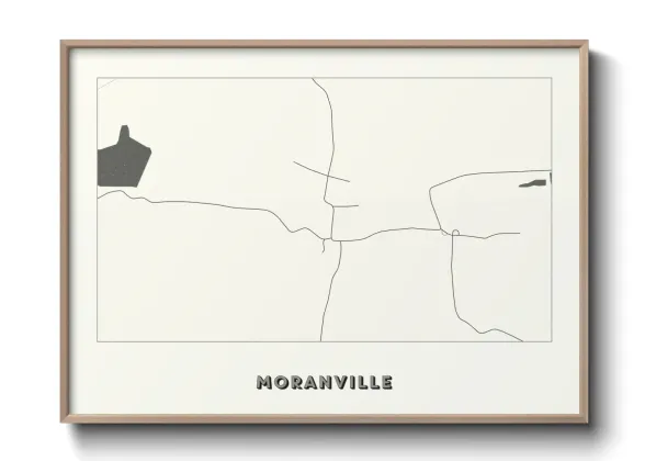 Une affiche de carte sur Moranville