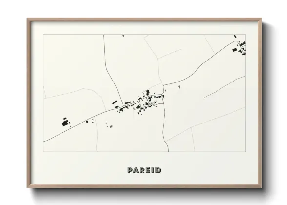 Une affiche de carte sur Pareid