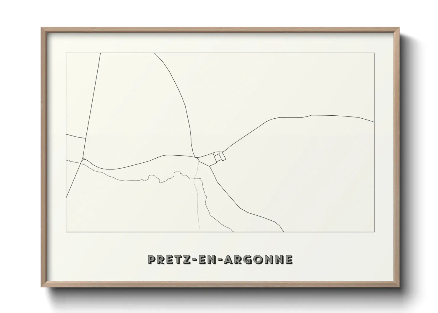 Un poster cartePretz-en-Argonne