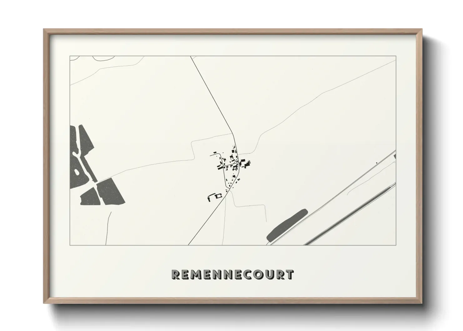 Un poster carteRemennecourt