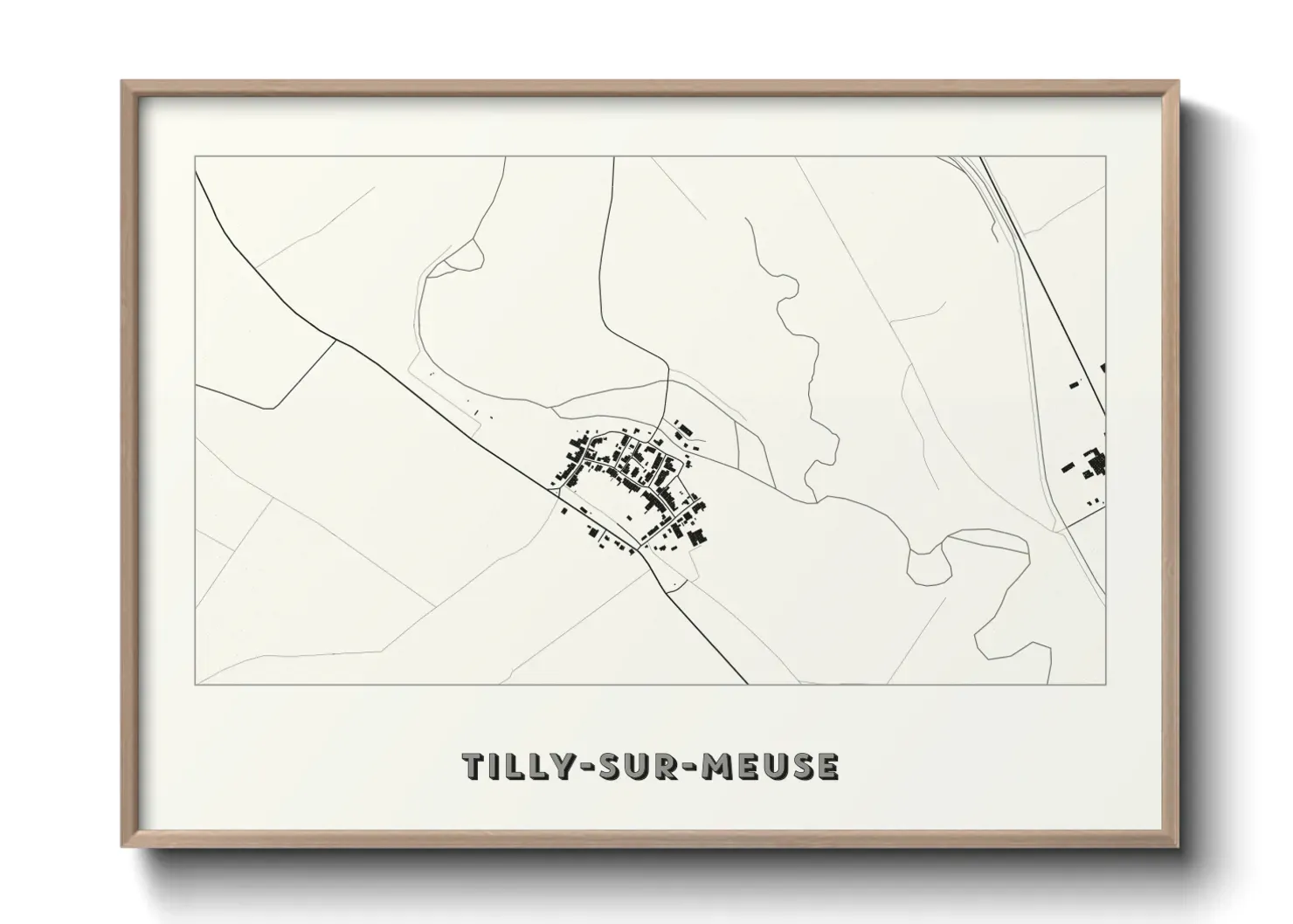 Un poster carteTilly-sur-Meuse