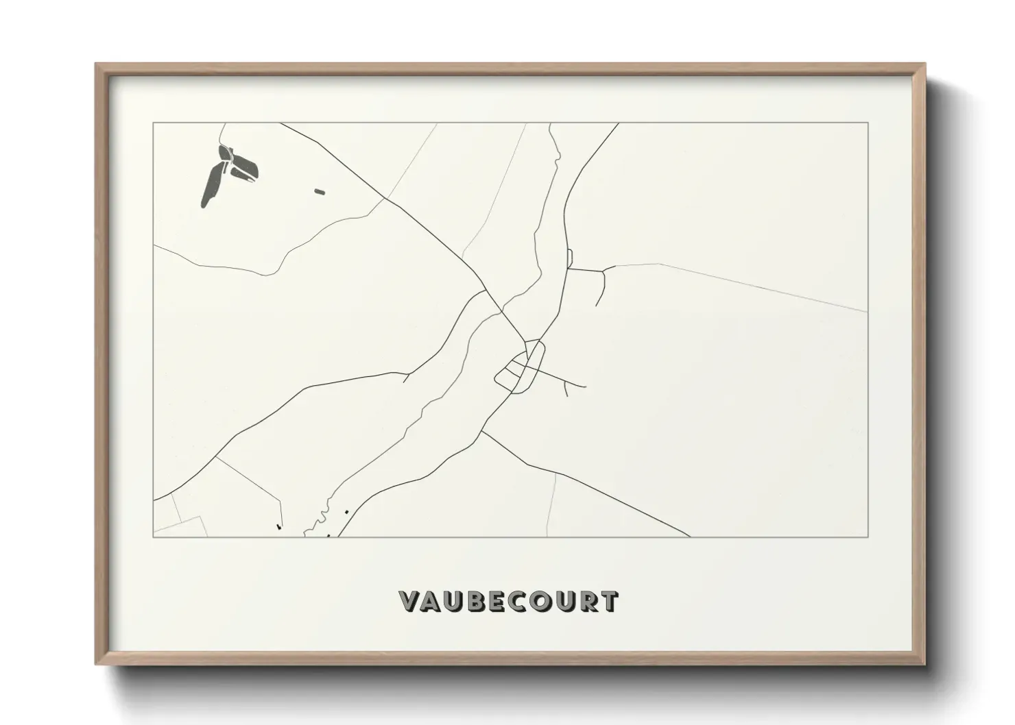 Un poster carteVaubecourt
