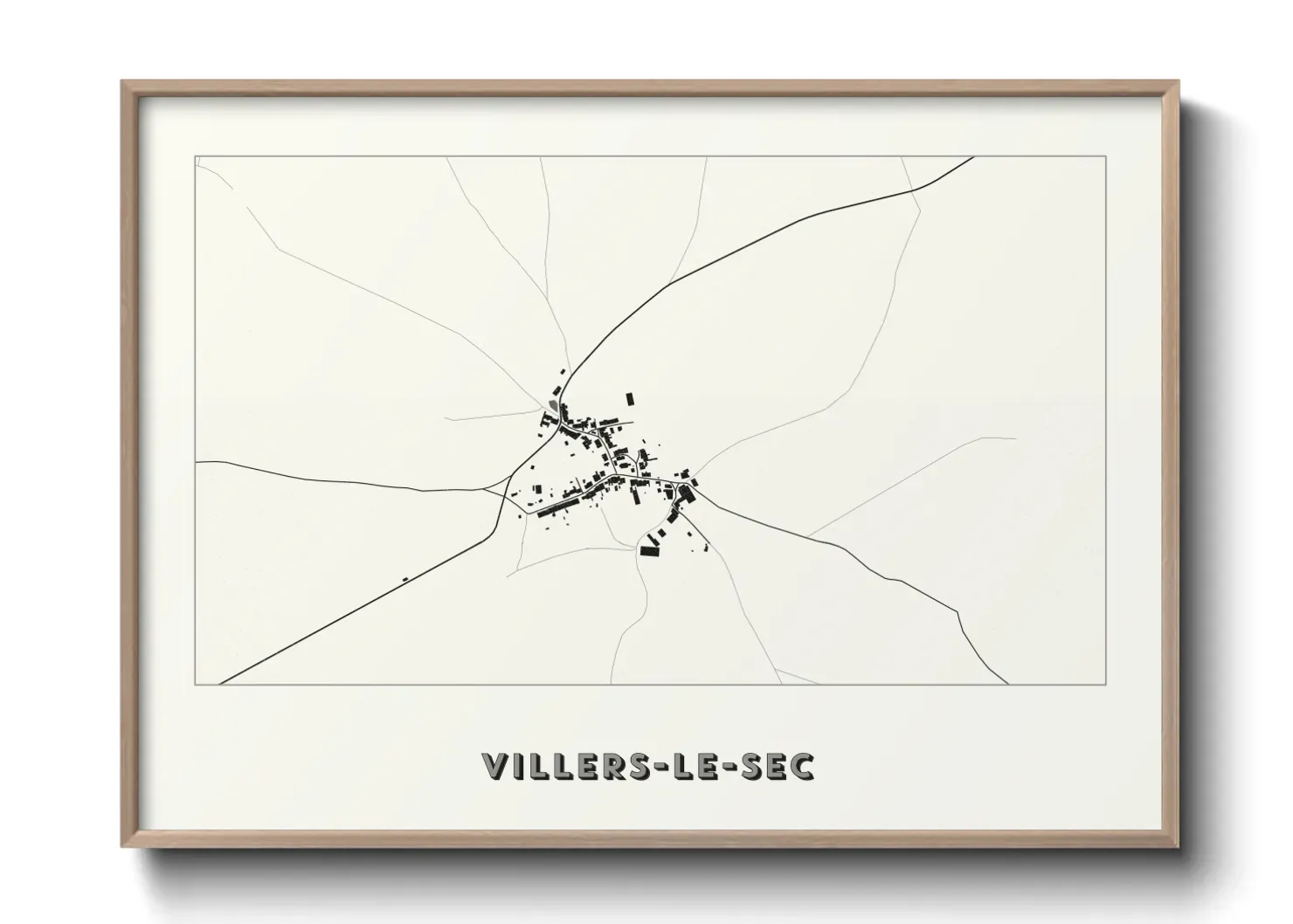 Un poster carteVillers-le-Sec