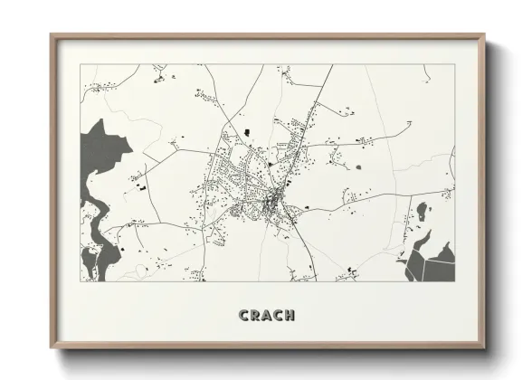 Une affiche de carte sur Crach