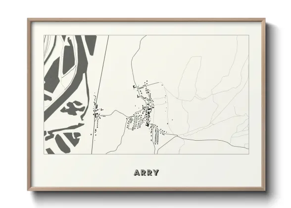 Une affiche de carte sur Arry