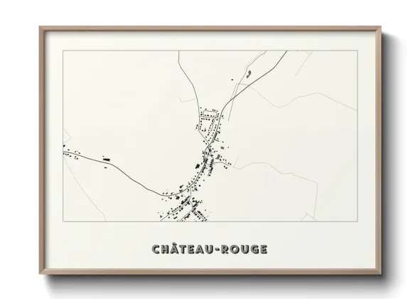 Une affiche de carte sur Château-Rouge