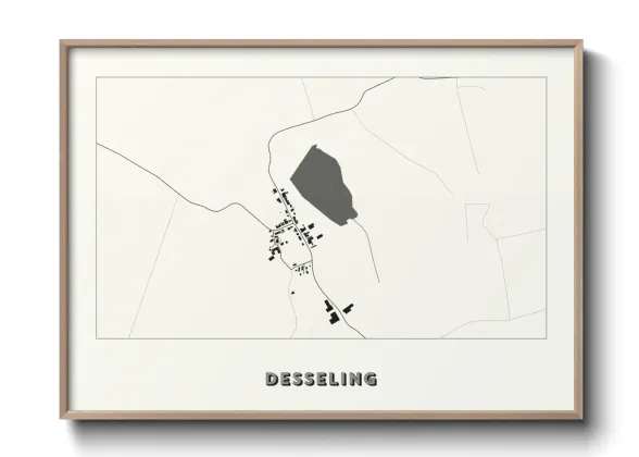 Une affiche de carte sur Desseling