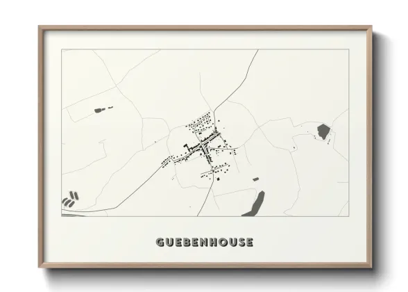 Une affiche de carte sur Guebenhouse