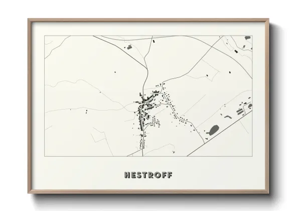 Une affiche de carte sur Hestroff