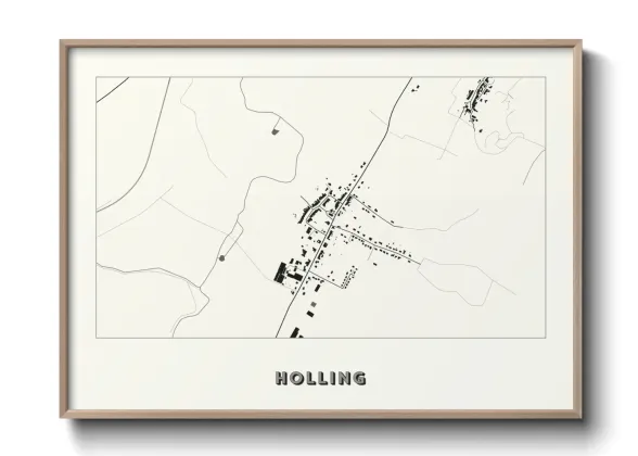 Une affiche de carte sur Holling