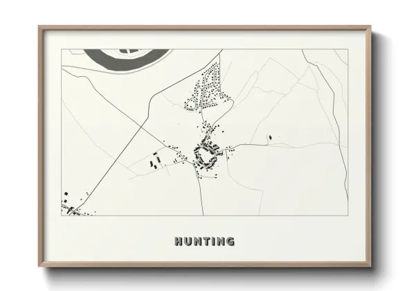 Une affiche de carte sur Hunting
