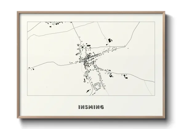 Une affiche de carte sur Insming