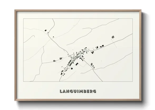 Une affiche de carte sur Languimberg