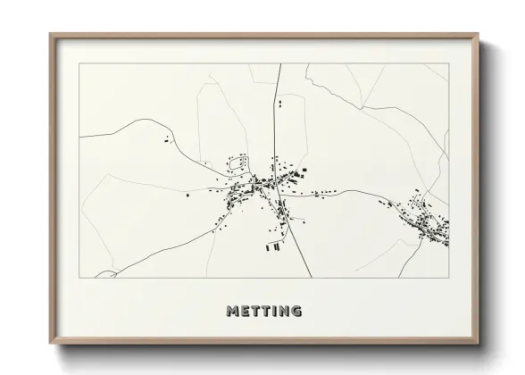 Une affiche de carte sur Metting