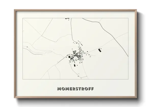 Une affiche de carte sur Momerstroff