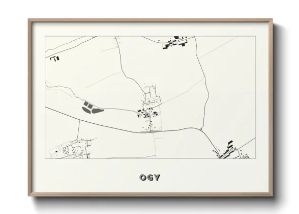 Une affiche de carte sur Ogy
