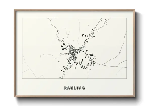 Une affiche de carte sur Rahling