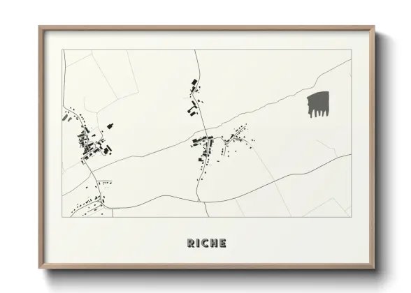 Une affiche de carte sur Riche