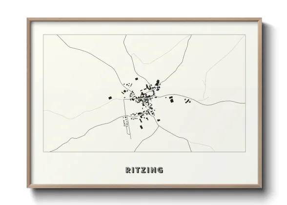 Une affiche de carte sur Ritzing