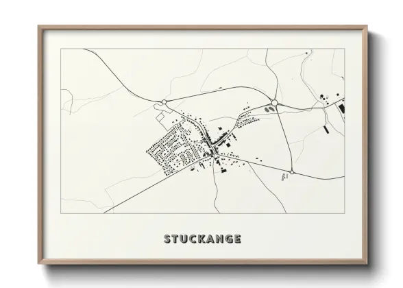 Une affiche de carte sur Stuckange