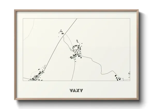 Une affiche de carte sur Vaxy