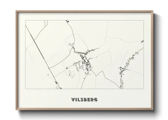 Une affiche de carte sur Vilsberg