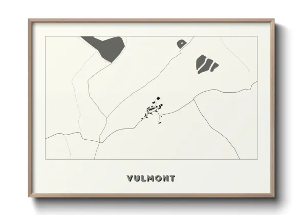 Une affiche de carte sur Vulmont
