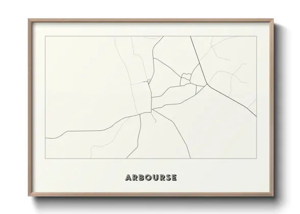 Une affiche de carte sur Arbourse