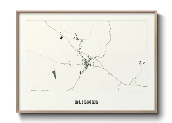 Une affiche de carte sur Blismes