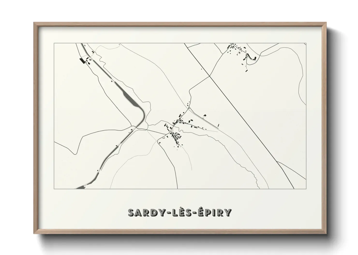 Un poster carteSardy-lès-Épiry