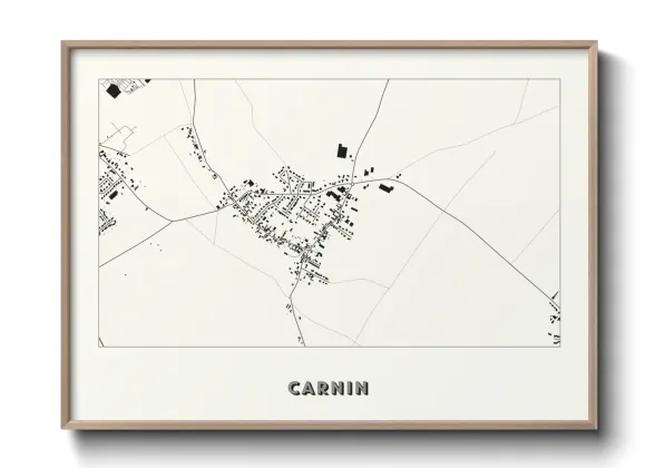 Une affiche de carte sur Carnin