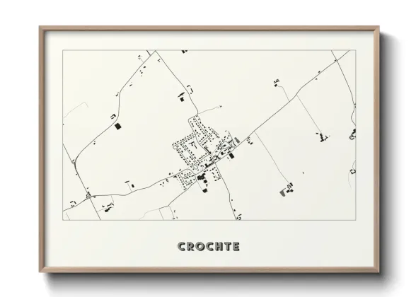 Une affiche de carte sur Crochte