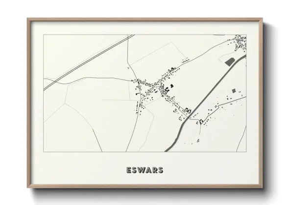Une affiche de carte sur Eswars