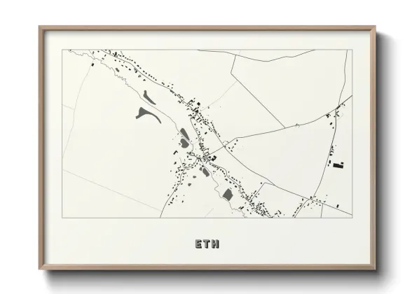 Une affiche de carte sur Eth