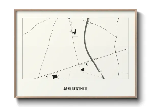Une affiche de carte sur Mœuvres