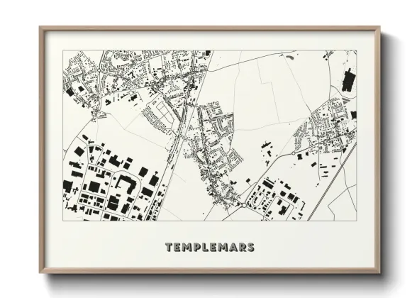 Une affiche de carte sur Templemars