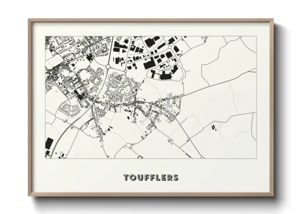 Une affiche de carte sur Toufflers