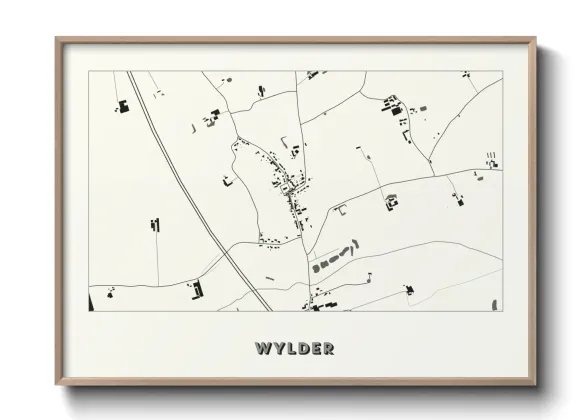 Une affiche de carte sur Wylder