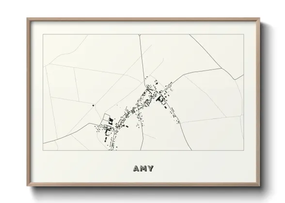 Une affiche de carte sur Amy